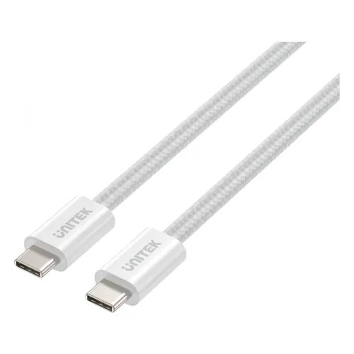 C14141AWH01-1M, UNITEK, 1M, 100W Magnetic USB-C Charging Cable, White