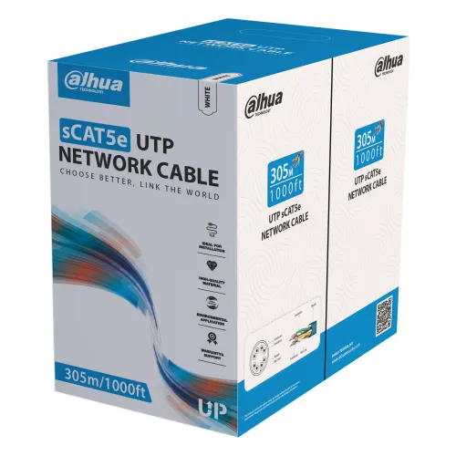 PFM920I-5EUN ქსელური კაბელი UTP Cat5e, PVC გარსი, 0.45±0.01mm, Oxygen free copper 99.97%