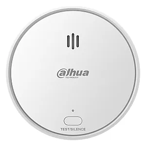 HY-SA21A-W2(868) ბოლის დეტექტორი სირენით 85dB(A)@3მ, უსადენო სიგნალიზაციისთვის, თეთრი