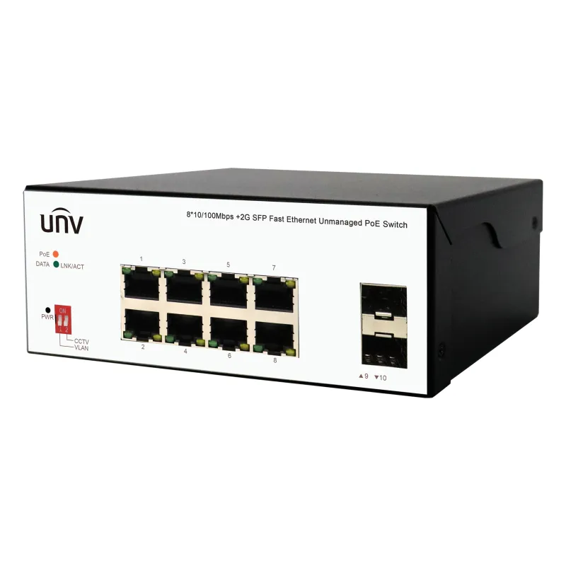 სვიჩი Uniview ISW2000-8T2GP-POE-IN