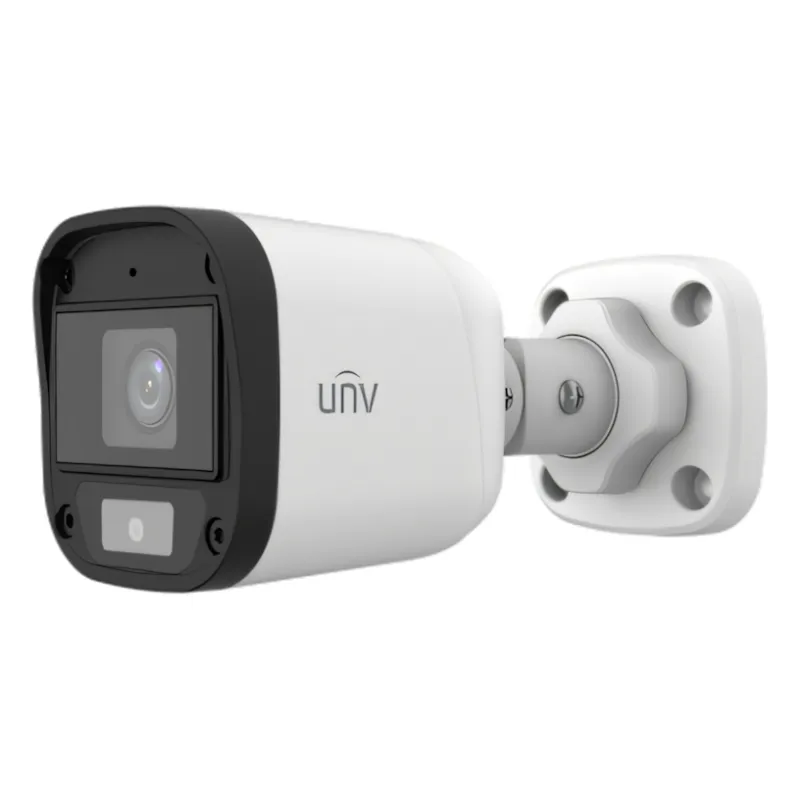 ანალოგური კამერა 2MP 2.8mm, Bullet, ColorHunter Warm Light, Mic, Uniview