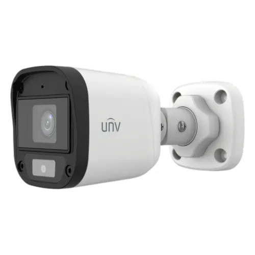 ანალოგური კამერა 2MP 2.8mm, Bullet, ColorHunter Warm Light, Mic, Uniview