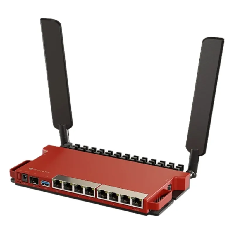 Wi-Fi 6 როუტერი MikroTik 8x 1Gbps / 2.5 G SFP პორტი