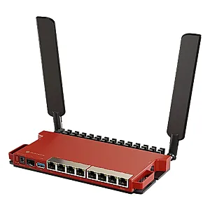 Wi-Fi 6 როუტერი MikroTik 8x 1Gbps / 2.5 G SFP პორტი