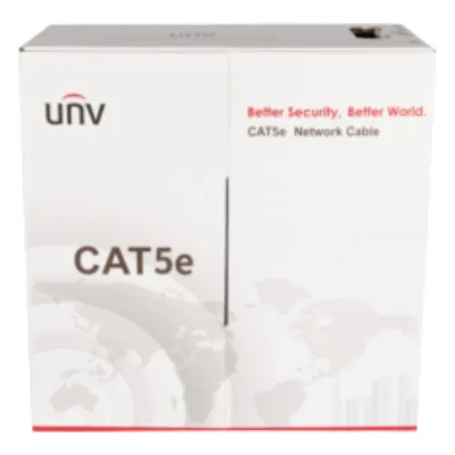 ქსელის კაბელი UNIVIEW Cat5e UTP / 100% სპილენძი / გარე გამოყენების / 305 მეტრი