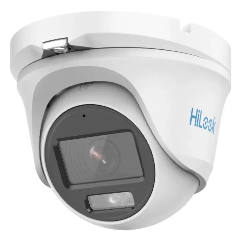 Hilook THC-T159-MS 2.8mm 5მპ შიდა/გარე Turret, Mic, ColorVu, IP66, მეტალი, White Light 20მ